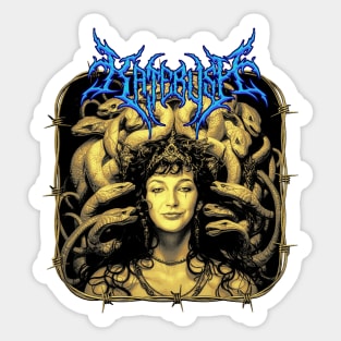 Kate Bush Black Metal Medusa Sticker